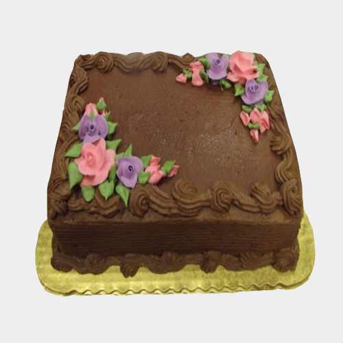 Special Floral Choco Cake